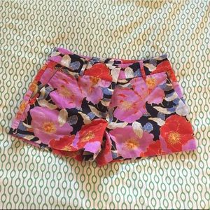 LOFT floral shorts 0P